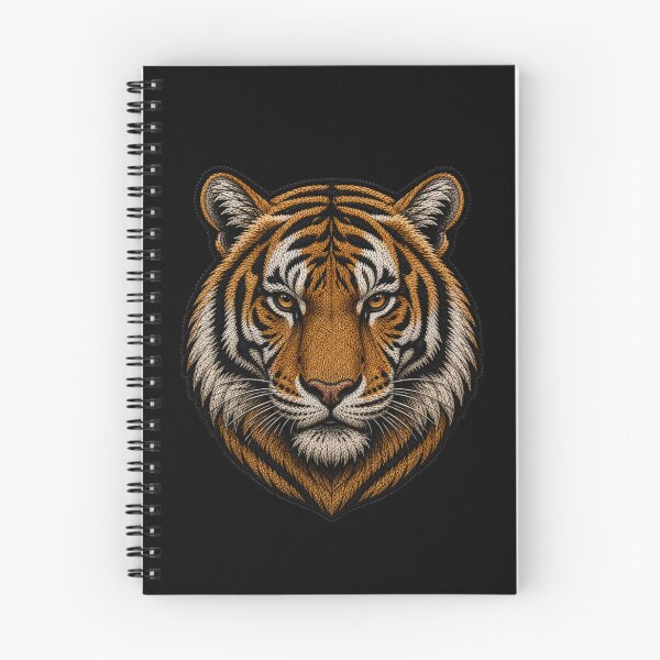 Item preview, Minimal Tiger Embroidery Patch | Luxury Satin Stitch Tiger Design designed and sold by ColorSplash123.
