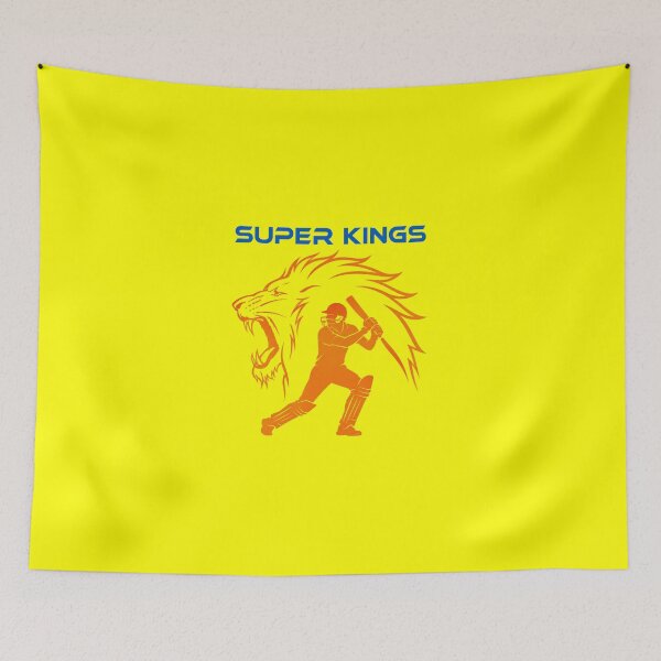Item preview, Super Kings Cricket Fan Art - Roaring Lion designed and sold by Crick-Art.