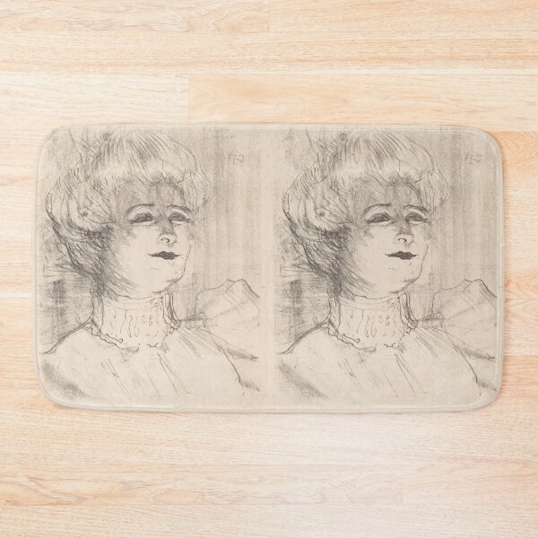 Item preview, Jeanne Hading by Henri de Toulouse-Lautrec | Belle Époque Portrait Vintage Art Print designed and sold by artofuniverse.