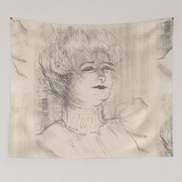 Item preview, Jeanne Hading by Henri de Toulouse-Lautrec | Belle Époque Portrait Vintage Art Print designed and sold by artofuniverse.
