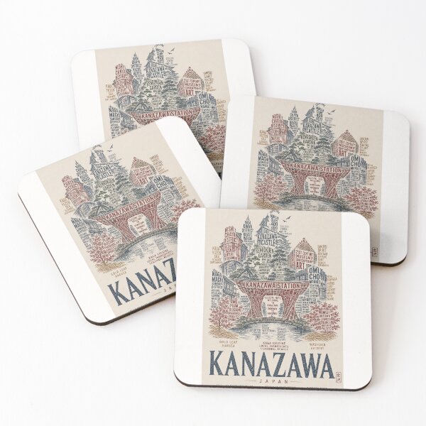 Item preview, Kanazawa Japan Kenrokuen Garden and Higashi Chaya Heritage designed and sold by Places On Earth.