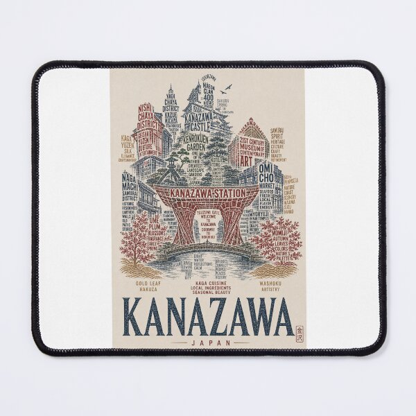 Item preview, Kanazawa Japan Kenrokuen Garden and Higashi Chaya Heritage designed and sold by Places On Earth.