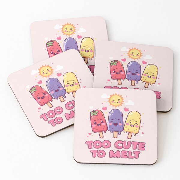 Item preview, Too Cute to Melt Funny Summer Ice Cream Kawaii Pastel Aesthetic designed and sold by KhadijaBatool38.