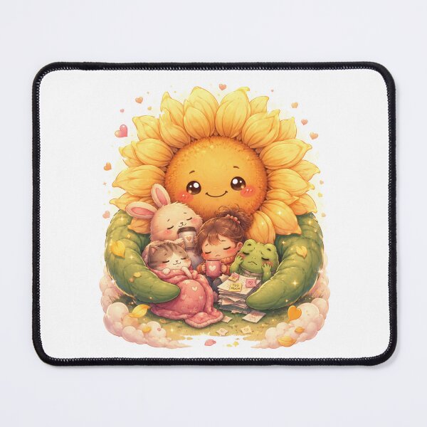 Item preview, Emotional Support Sunflower | Cute Cozy Kawaii Comfort Flower designed and sold by MarekoraStudio.
