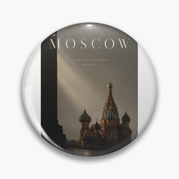 Item preview, Moscow Russia St Basil’s Cathedral Red Square Kremlin Skyline designed and sold by Places On Earth.