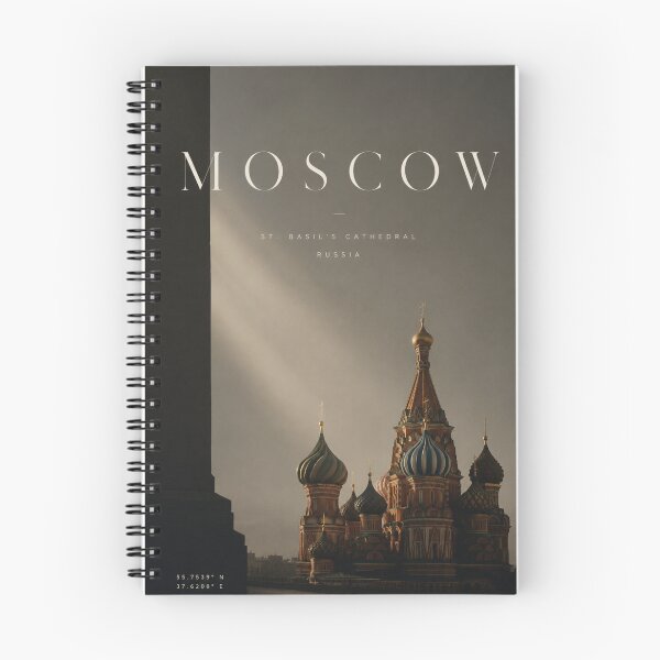 Item preview, Moscow Russia St Basil’s Cathedral Red Square Kremlin Skyline designed and sold by Places On Earth.