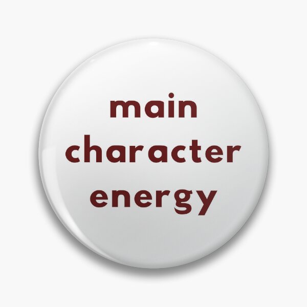 Item preview, Main Character Energy Aesthetic Typography Quote designed and sold by VibeoCanvasShop.