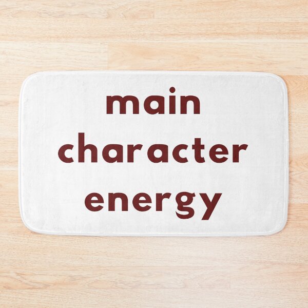 Item preview, Main Character Energy Aesthetic Typography Quote designed and sold by VibeoCanvasShop.