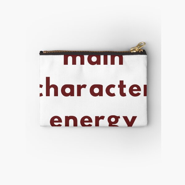 Item preview, Main Character Energy Aesthetic Typography Quote designed and sold by VibeoCanvasShop.