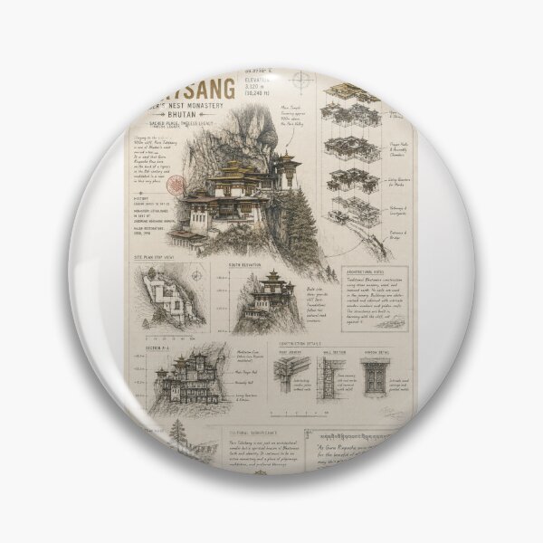 Item preview, Paro Taktsang Bhutan Tiger’s Nest Monastery Himalayan Heritage designed and sold by Places On Earth.