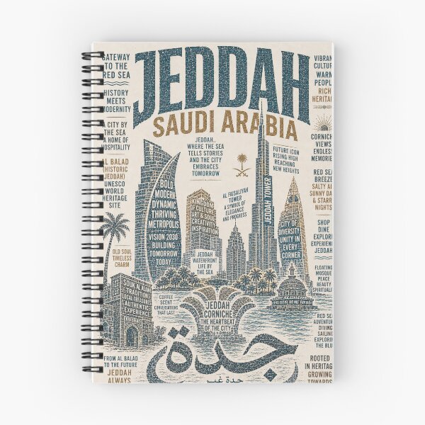 Item preview,  Jeddah Saudi Arabia Red Sea Corniche Al Balad Skyline designed and sold by Places On Earth.