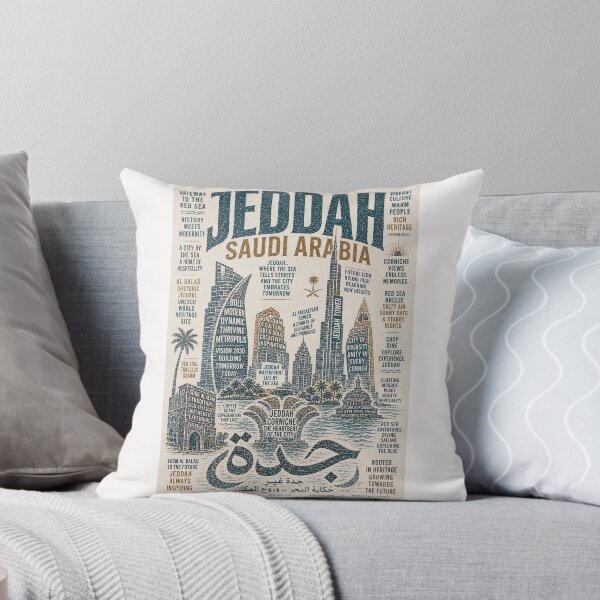 Item preview,  Jeddah Saudi Arabia Red Sea Corniche Al Balad Skyline designed and sold by Places On Earth.