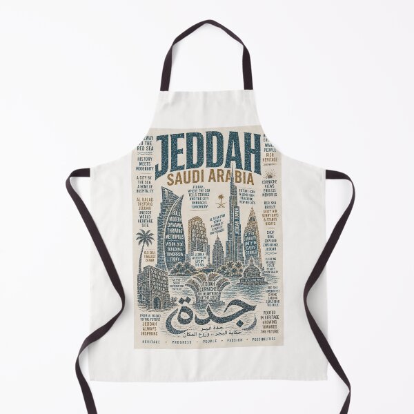 Item preview, Jeddah Saudi Arabia Red Sea Corniche Al Balad Skyline designed and sold by Places On Earth.