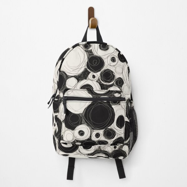 Item preview, Engraved Circles — Graphic Dot Pattern | Ink Etching Black & White designed and sold by Neuro Muse Studio.