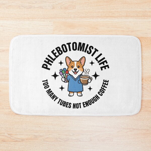 Item preview, Cute Corgi Phlebotomist Life Coffee Lover Nurse Tech Design for National Phlebotomists Recognition Week designed and sold by ClinicalHubs.
