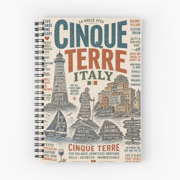 Item preview, Cinque Terre Italy Monterosso Vernazza Manarola Ligurian Coast designed and sold by Places On Earth.