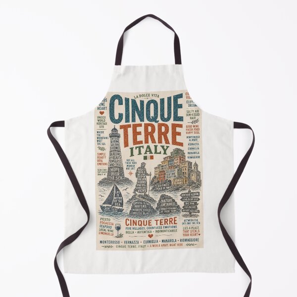 Item preview, Cinque Terre Italy Monterosso Vernazza Manarola Ligurian Coast designed and sold by Places On Earth.