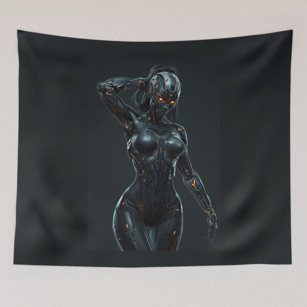 Aperçu de l'œuvre Cyborg Girl créée et vendue par ArtCraftLab.