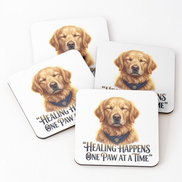 Item preview, Emotional Dog Healing Happens One Paw At A Time designed and sold by pradeepvisuals.