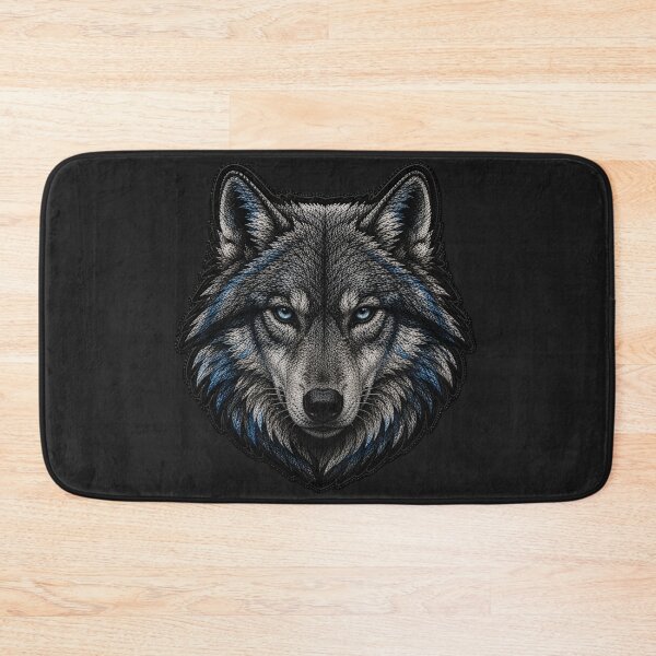 Item preview, Cool Wolf Embroidery Patch | Luxury Streetwear Satin Stitch Design designed and sold by ColorSplash123.