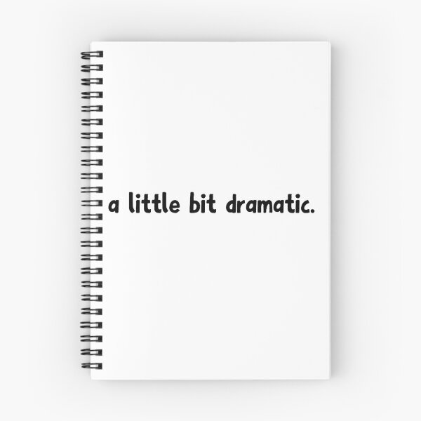Item preview, A Little Bit Dramatic Funny Sarcastic Quote Aesthetic designed and sold by VibeoCanvasShop.