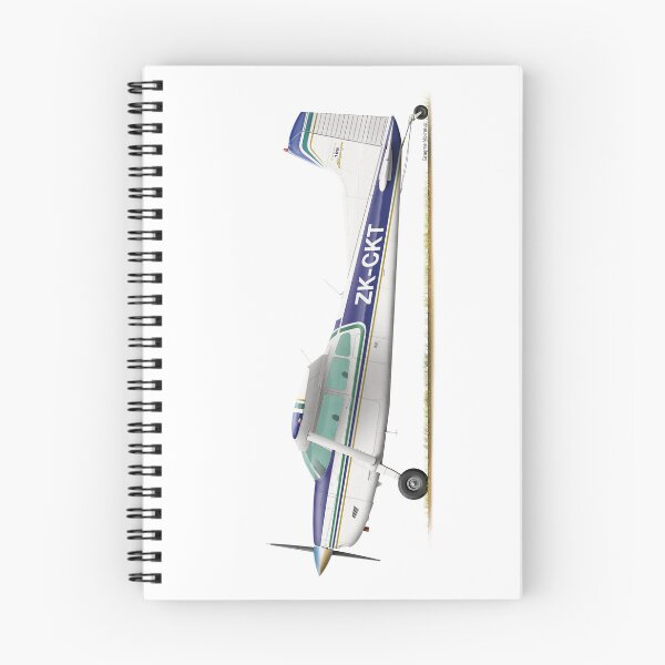 Item preview, Cessna 185 ZK-CKT 2020 designed and sold by Grubby Fingers Aircraft Illustration.