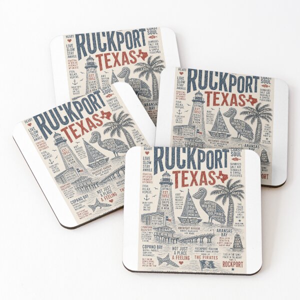 Item preview, Rockport Texas Aransas Bay Gulf Coast Lighthouse Coastal Heritage designed and sold by Aryabek.