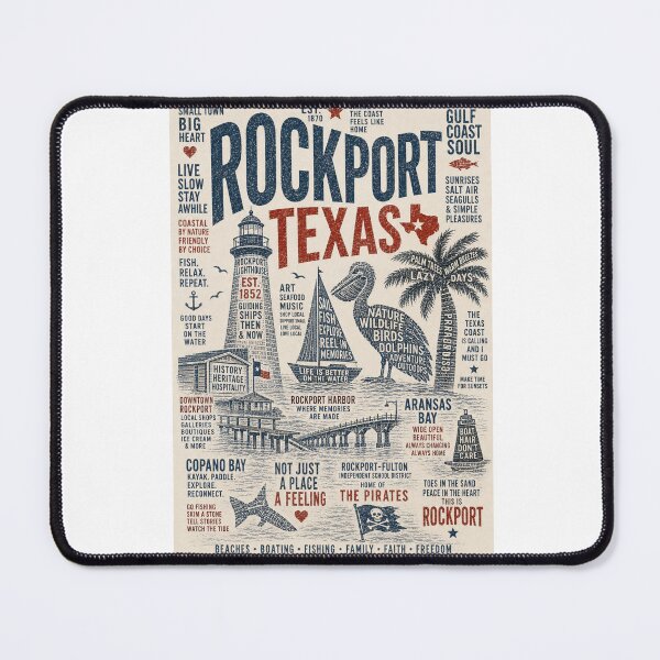Item preview, Rockport Texas Aransas Bay Gulf Coast Lighthouse Coastal Heritage designed and sold by Aryabek.