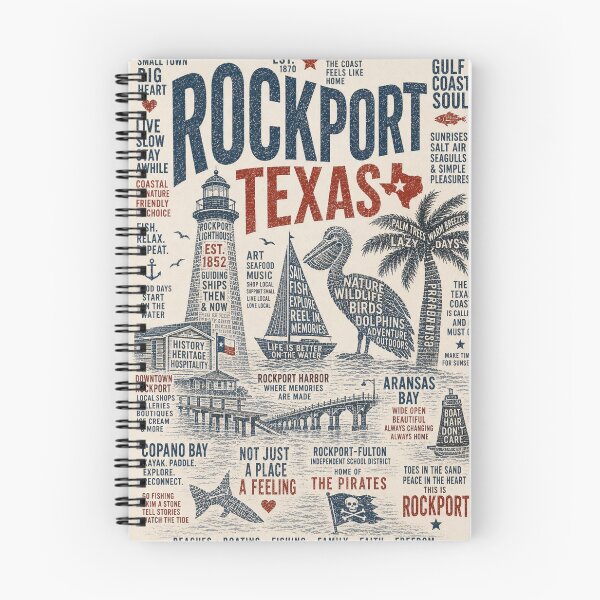 Item preview, Rockport Texas Aransas Bay Gulf Coast Lighthouse Coastal Heritage designed and sold by Aryabek.