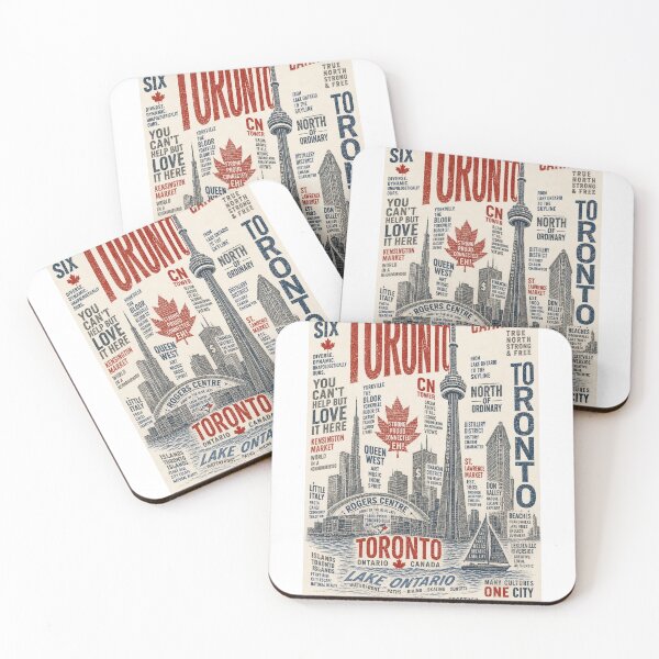 Item preview, Toronto Ontario Canada CN Tower Lake Ontario Skyline Neighborhoods designed and sold by Aryabek.