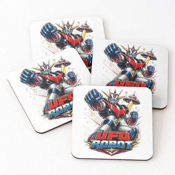 Item preview, UFO Robot Retro Mecha Space Hero designed and sold by Busdriverstore.