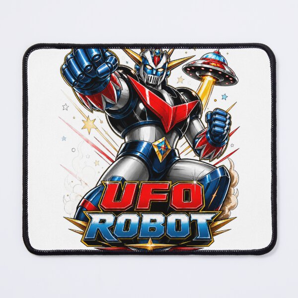 Item preview, UFO Robot Retro Mecha Space Hero designed and sold by Busdriverstore.