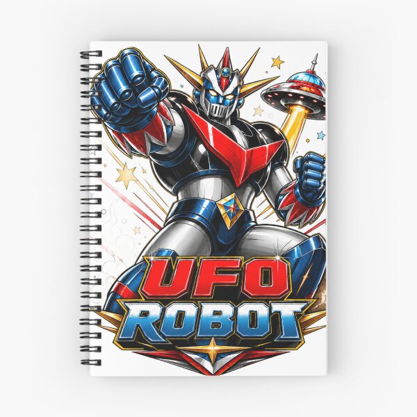 Item preview, UFO Robot Retro Mecha Space Hero designed and sold by Busdriverstore.