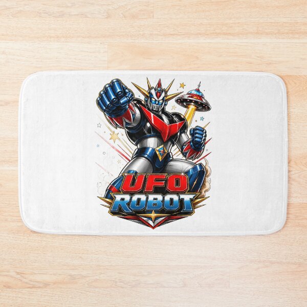 Item preview, UFO Robot Retro Mecha Space Hero designed and sold by Busdriverstore.