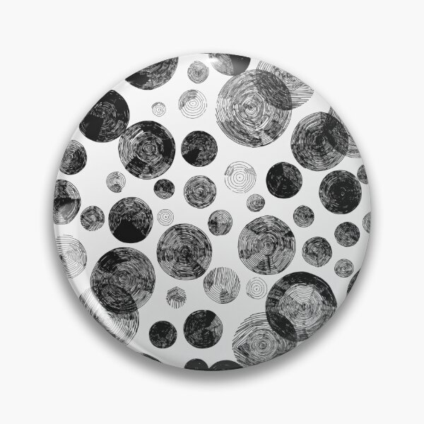 Item preview, Scribble Dots — Abstract Circle Pattern | Sketch Style Black & White designed and sold by Neuro Muse Studio.