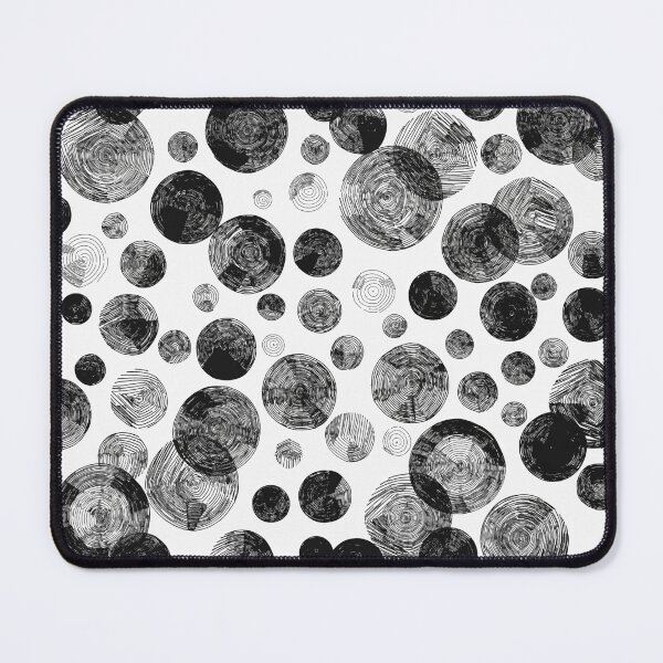 Item preview, Scribble Dots — Abstract Circle Pattern | Sketch Style Black & White designed and sold by Neuro Muse Studio.