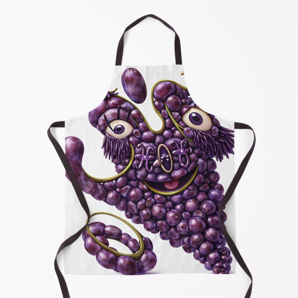 Item preview, Grape Spirit of Joy | Whimsical Fruit Character Art designed and sold by LuxuryApparels.