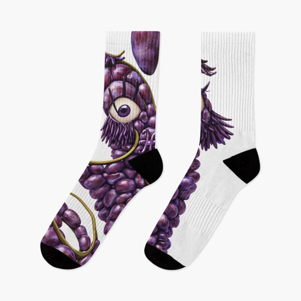 Item preview, Grape Spirit of Joy | Whimsical Fruit Character Art designed and sold by LuxuryApparels.