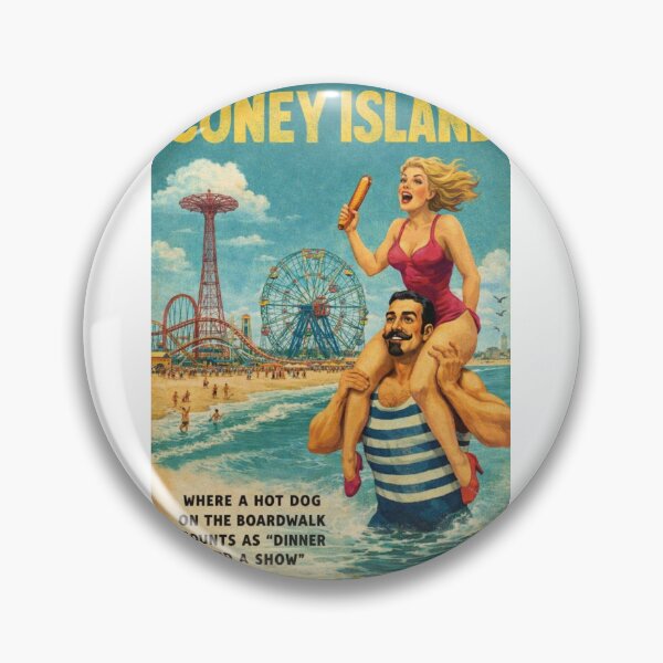 Item preview, Coney Island New York Boardwalk Carnival and Brooklyn Beach Culture designed and sold by Aryabek.