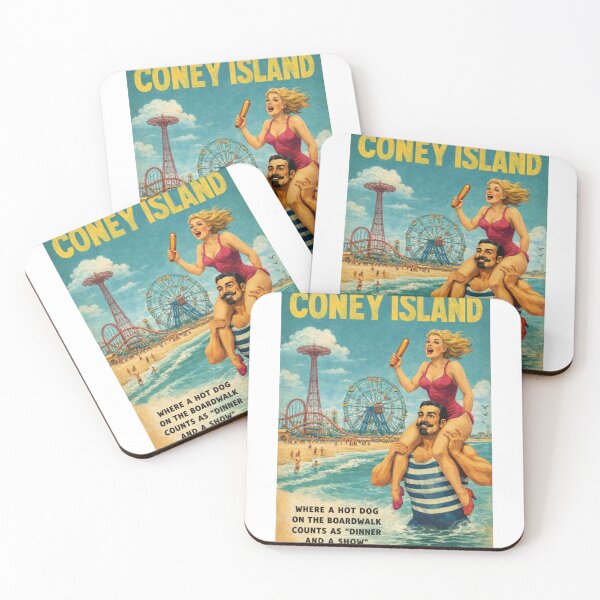 Item preview, Coney Island New York Boardwalk Carnival and Brooklyn Beach Culture designed and sold by Aryabek.