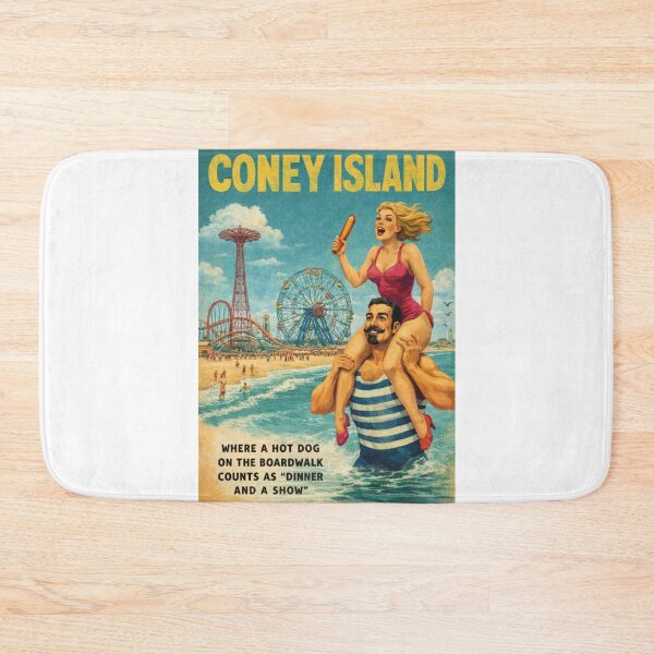 Item preview, Coney Island New York Boardwalk Carnival and Brooklyn Beach Culture designed and sold by Aryabek.