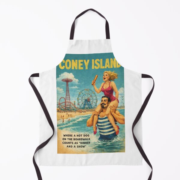 Item preview, Coney Island New York Boardwalk Carnival and Brooklyn Beach Culture designed and sold by Aryabek.