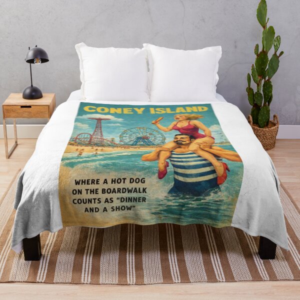 Item preview, Coney Island New York Boardwalk Carnival and Brooklyn Beach Culture designed and sold by Aryabek.
