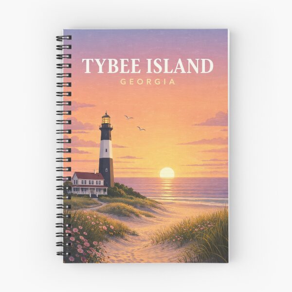 Item preview, Tybee Island Georgia Lighthouse and Atlantic Ocean Dunes designed and sold by Aryabek.