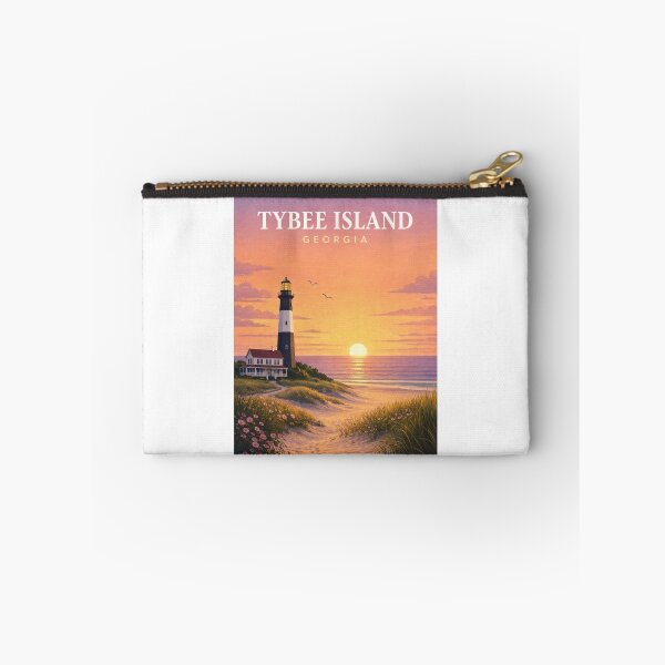 Item preview, Tybee Island Georgia Lighthouse and Atlantic Ocean Dunes designed and sold by Aryabek.