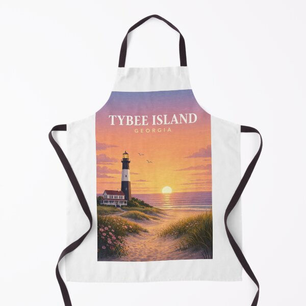 Item preview, Tybee Island Georgia Lighthouse and Atlantic Ocean Dunes designed and sold by Aryabek.