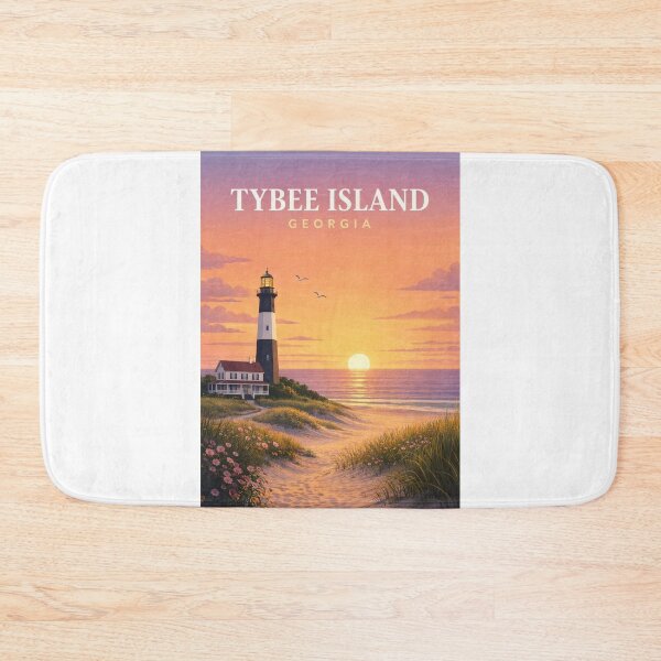Item preview, Tybee Island Georgia Lighthouse and Atlantic Ocean Dunes designed and sold by Aryabek.