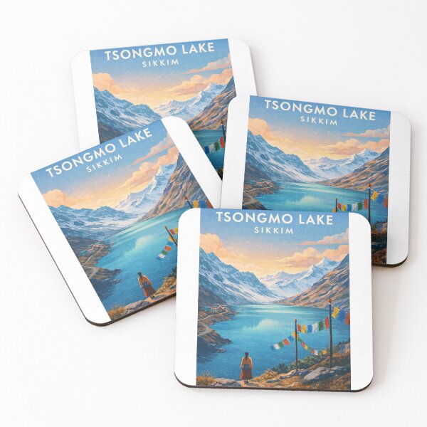 Item preview, Tsongmo Lake Sikkim Himalayan Mountain Valley Panorama designed and sold by Aryabek.