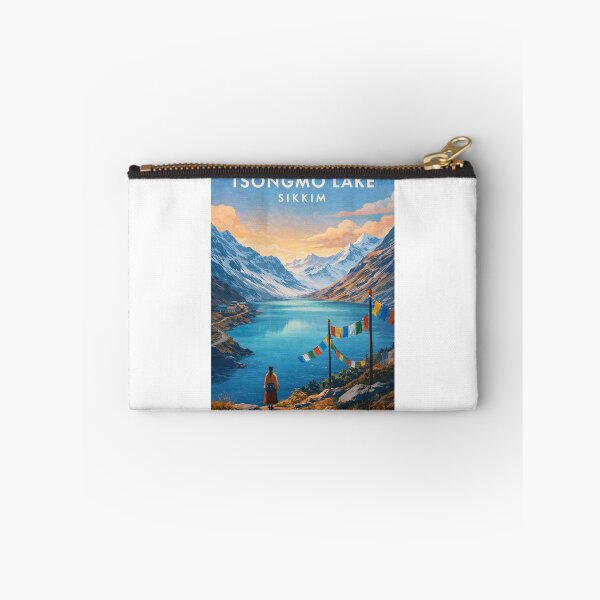Item preview, Tsongmo Lake Sikkim Himalayan Mountain Valley Panorama designed and sold by Aryabek.