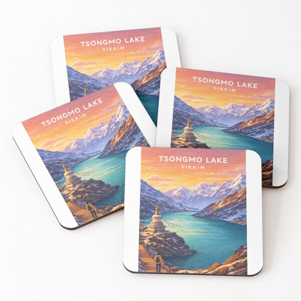 Item preview, Tsongmo Lake Sikkim Himalayan Prayer Flag Mountain Pass designed and sold by Aryabek.